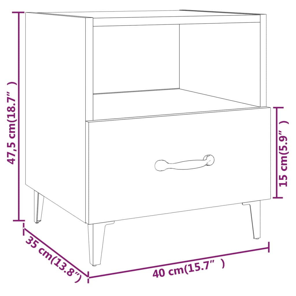 Sonoma Oak Nightstand