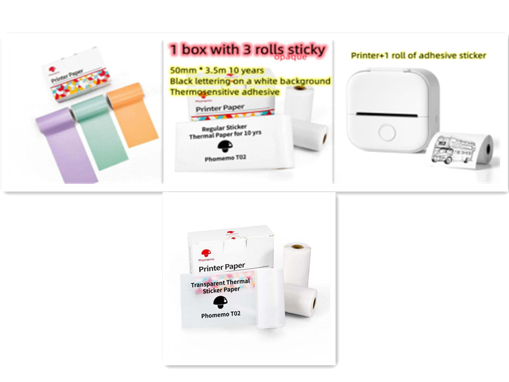 Mini Bluetooth Label Printer