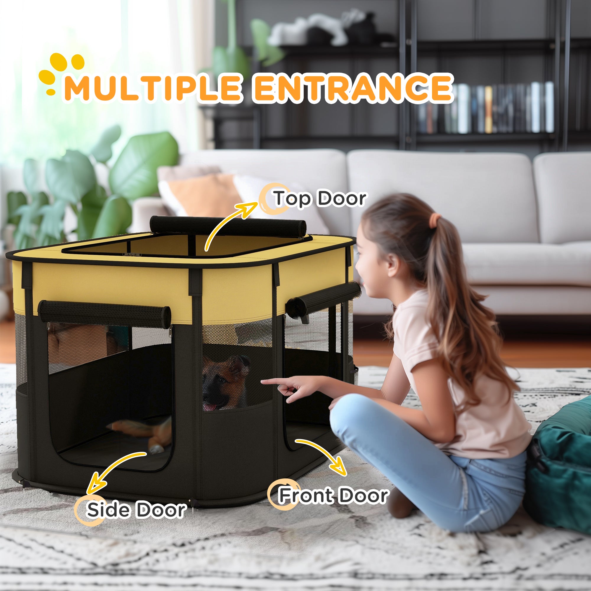 Foldable Dog Playpen
