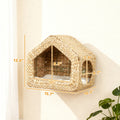 Wall-Mounted Cat House Shelf