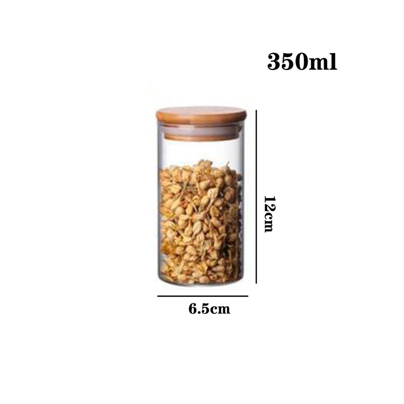 Glass Storage Jar Set