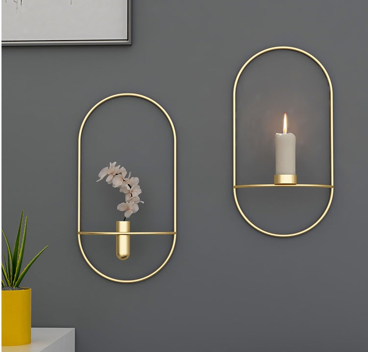 Geometric Wall Candle Holder
