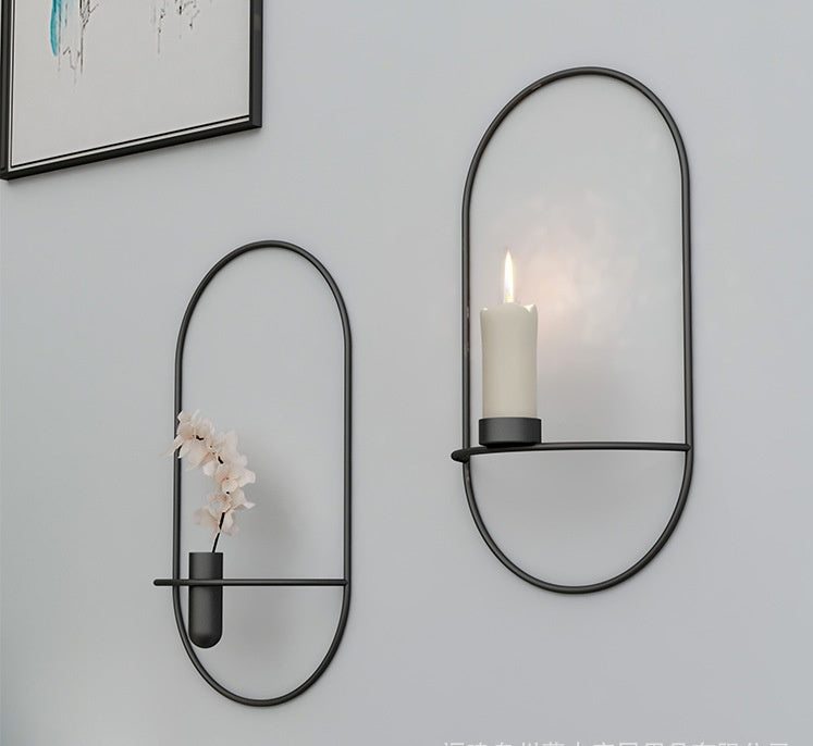 Geometric Wall Candle Holder