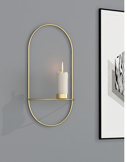 Geometric Wall Candle Holder