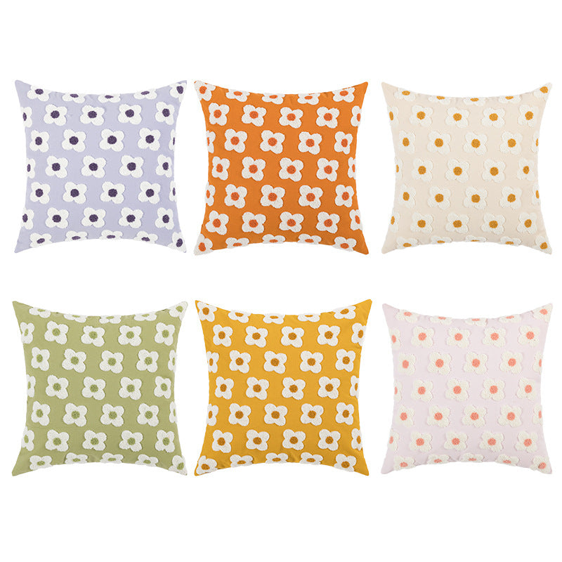Embroidery Decorative Pillow Cover