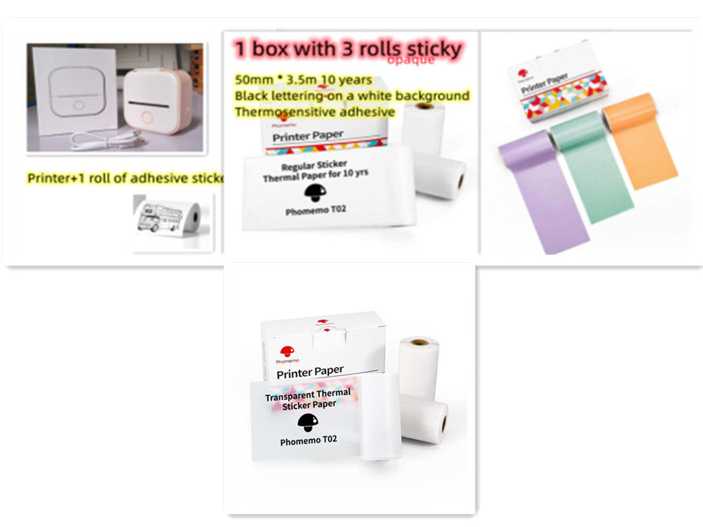 Mini Bluetooth Label Printer