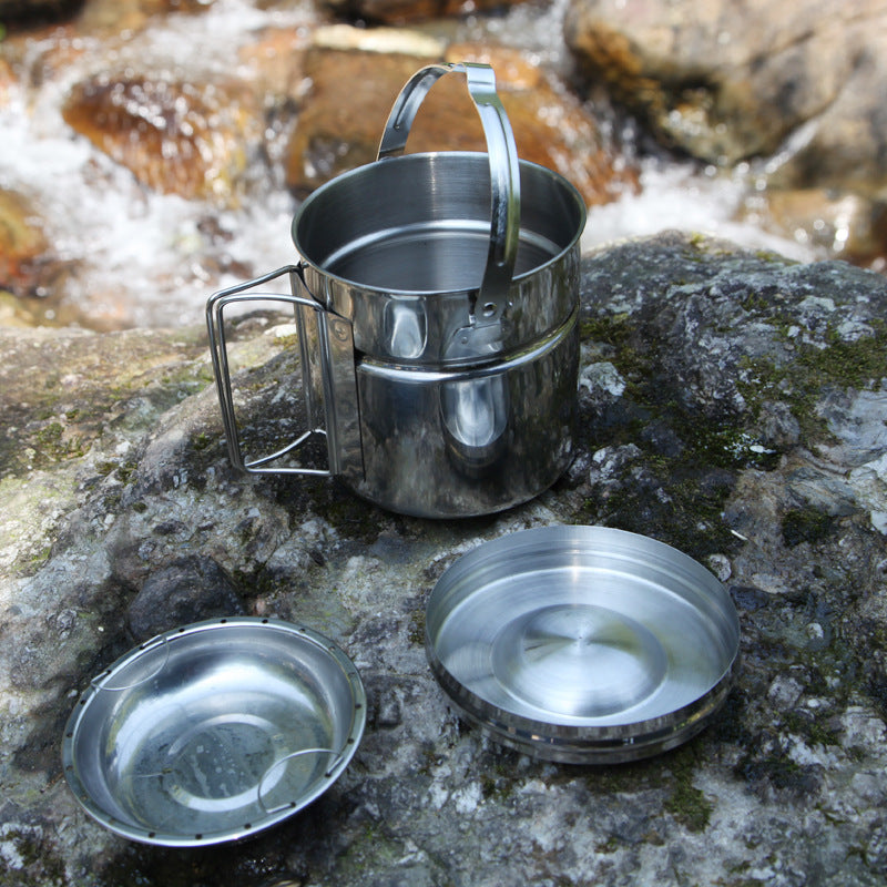 Portable Camping Cooking Pot Set