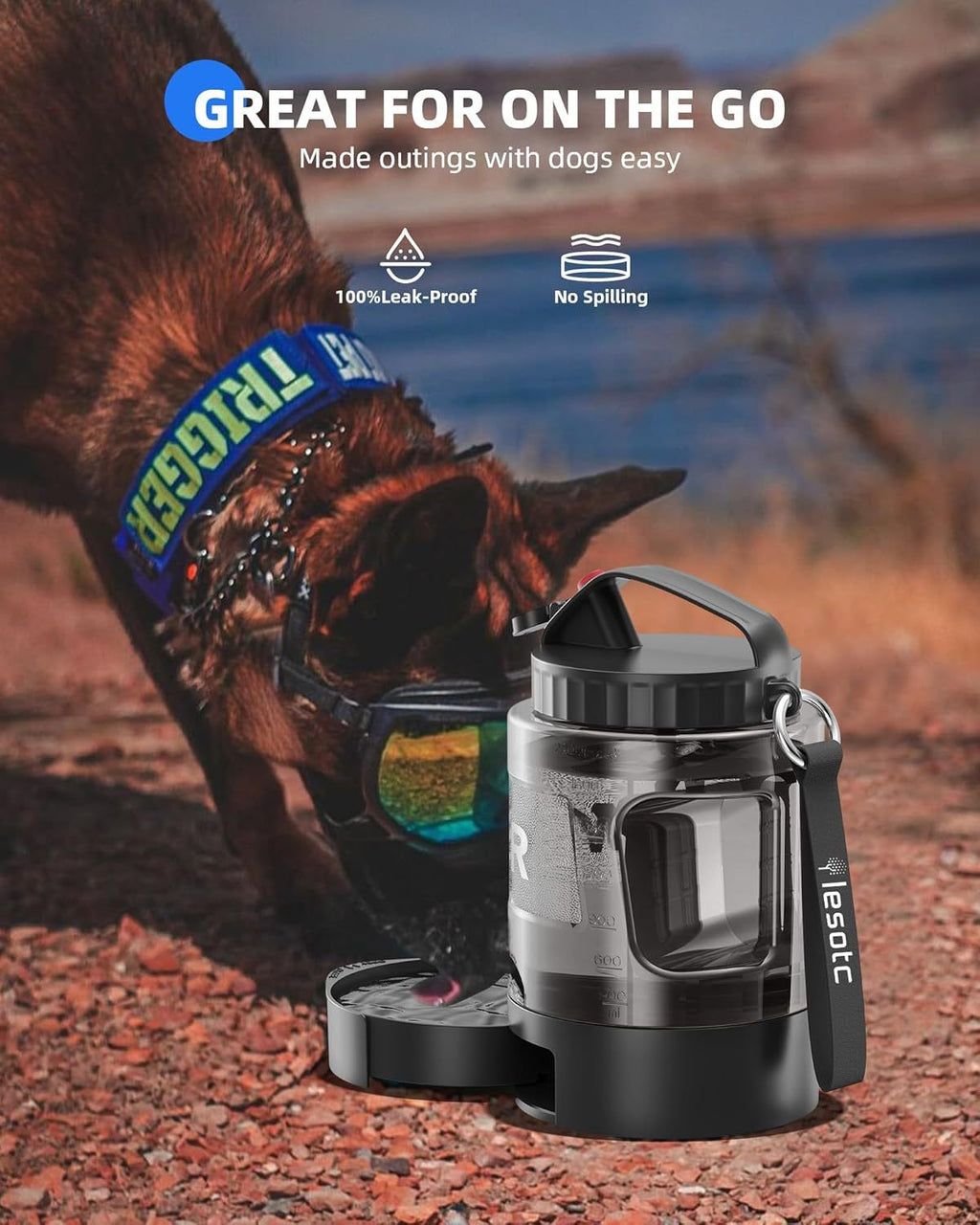 Portable Dog Travel Water Bowl