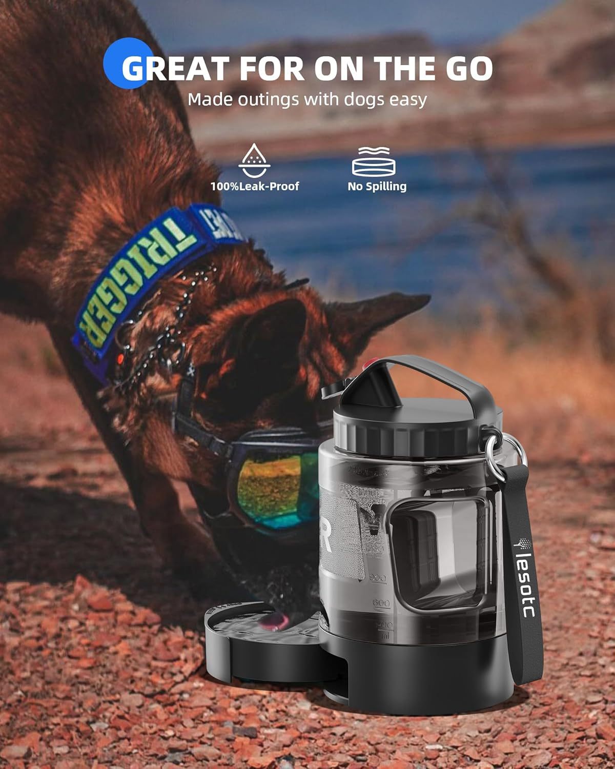 Portable Dog Travel Water Bowl