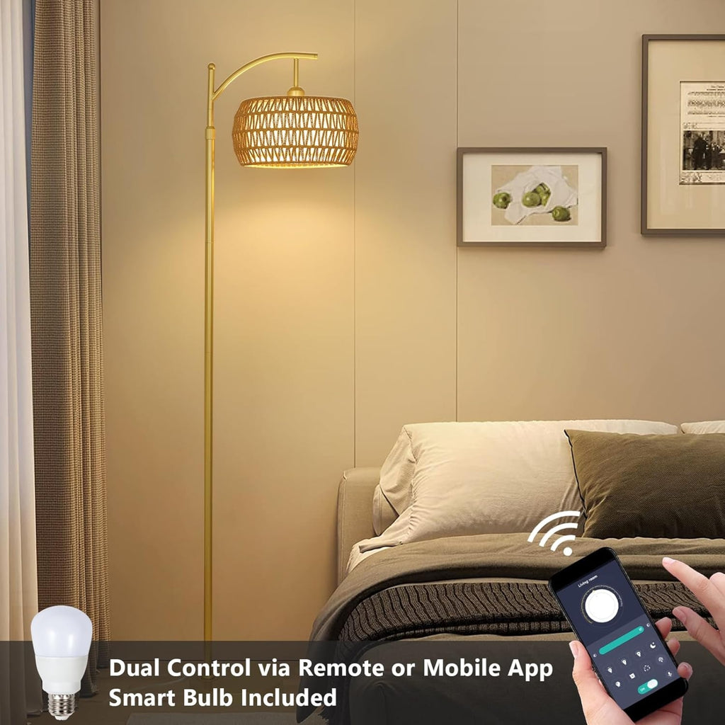 Modern LED Floor Lamp with Remote Control