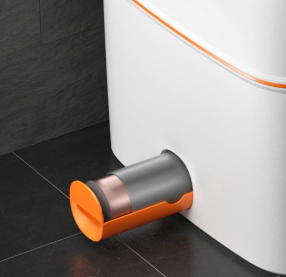 Compact Bathroom Trash Can