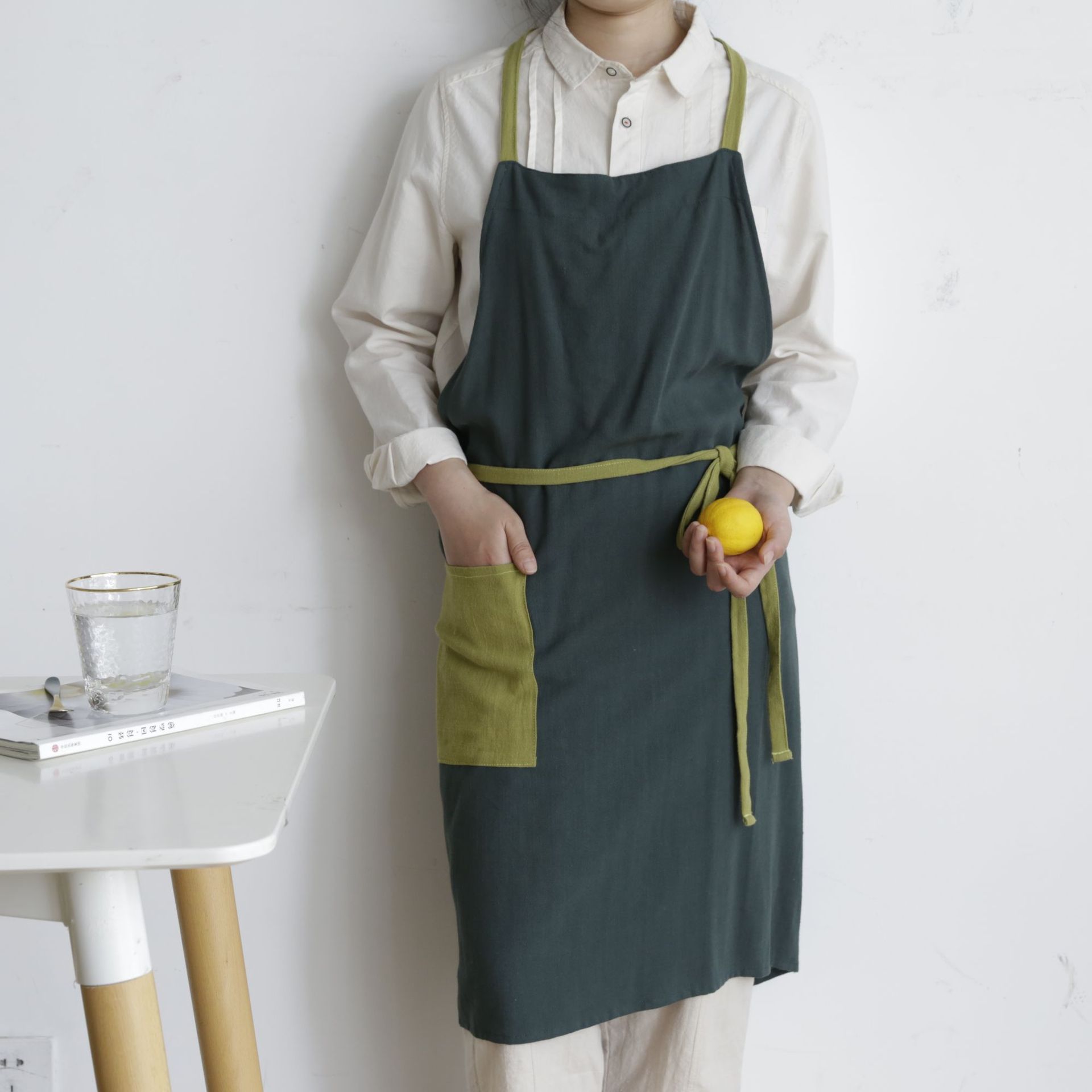 Adjustable Cotton Kitchen Apron