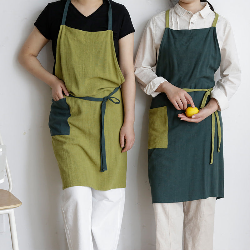 Adjustable Cotton Kitchen Apron