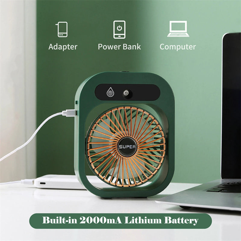 Portable Mist Cooling Fan