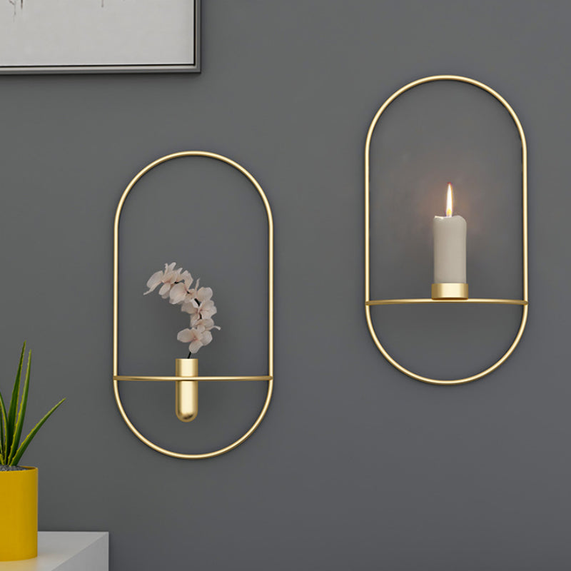 Geometric Wall Candle Holder