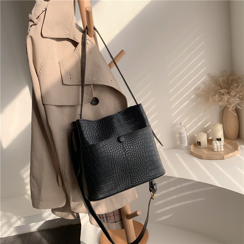 Vintage Bucket Shoulder Bag