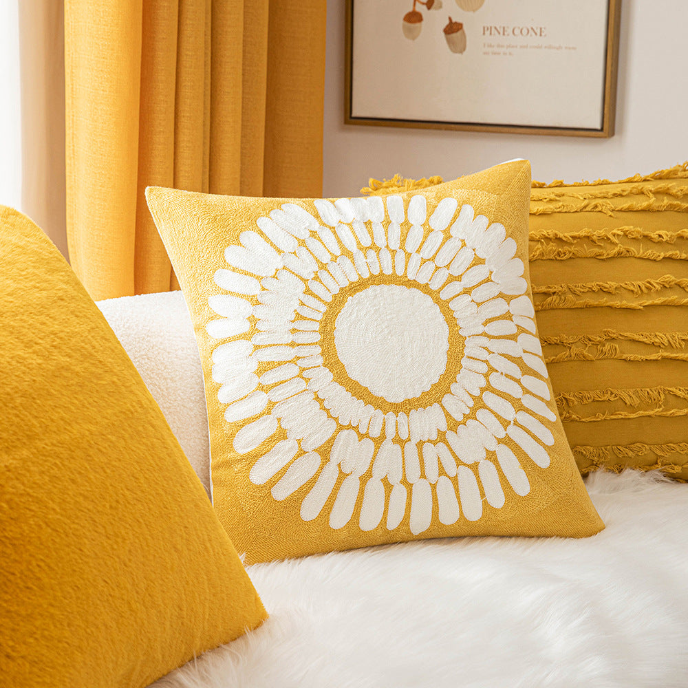 Yellow Throw Pillow Cover