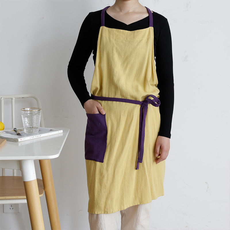 Adjustable Cotton Kitchen Apron