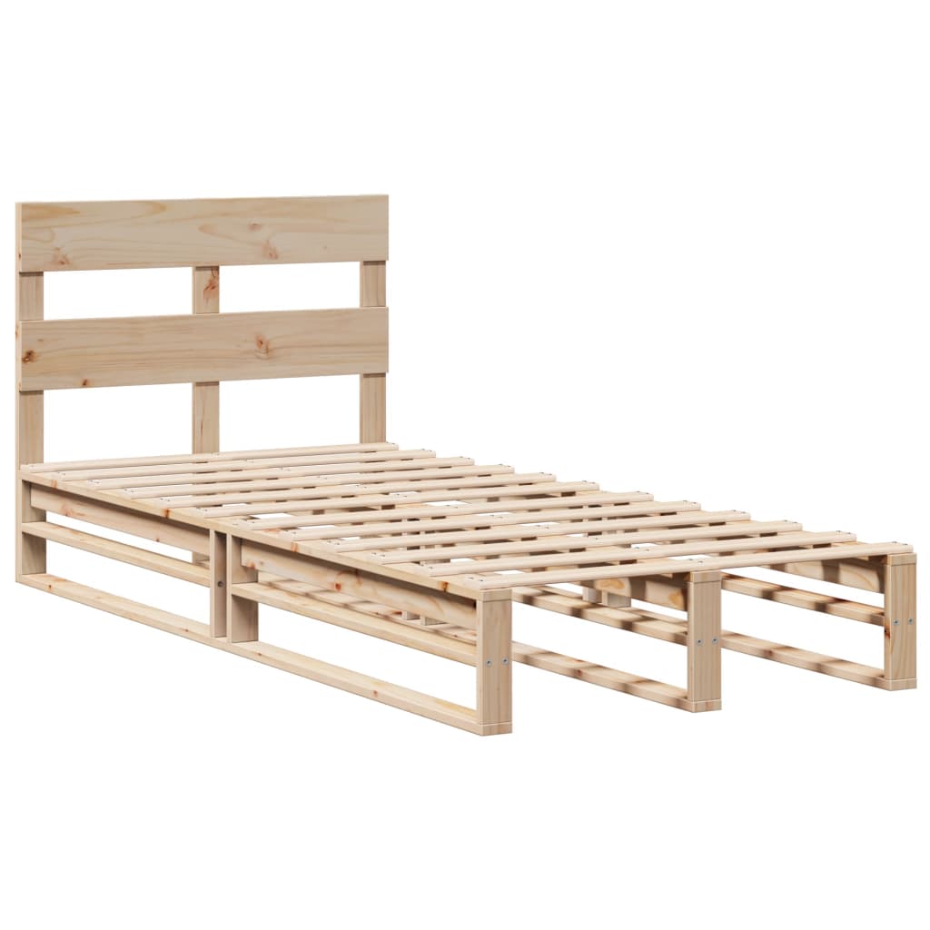 Solid Pine Wood Bed