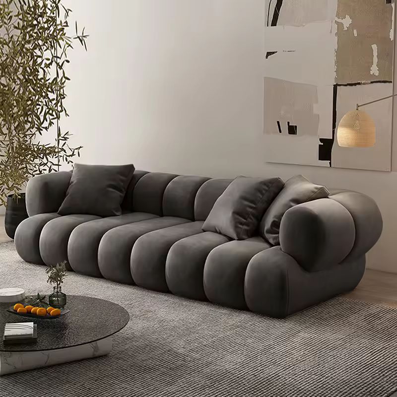 Modern L-Shape Velvet Sectional Sofa