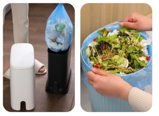 Compact Bathroom Trash Can