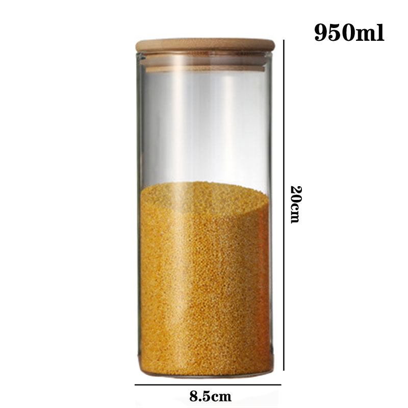 Glass Storage Jar Set