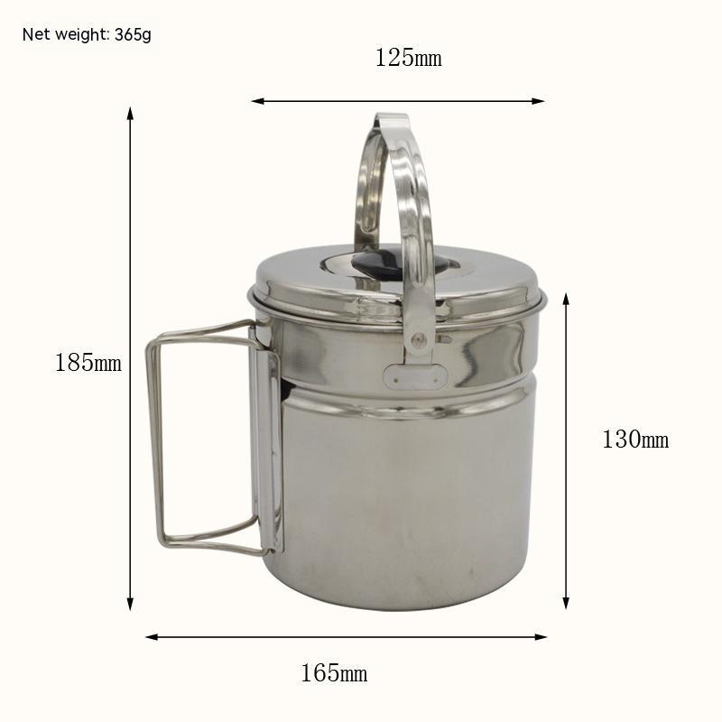 Portable Camping Cooking Pot Set
