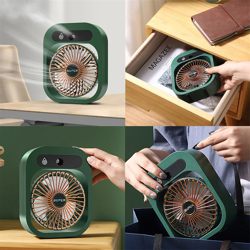 Portable Mist Cooling Fan