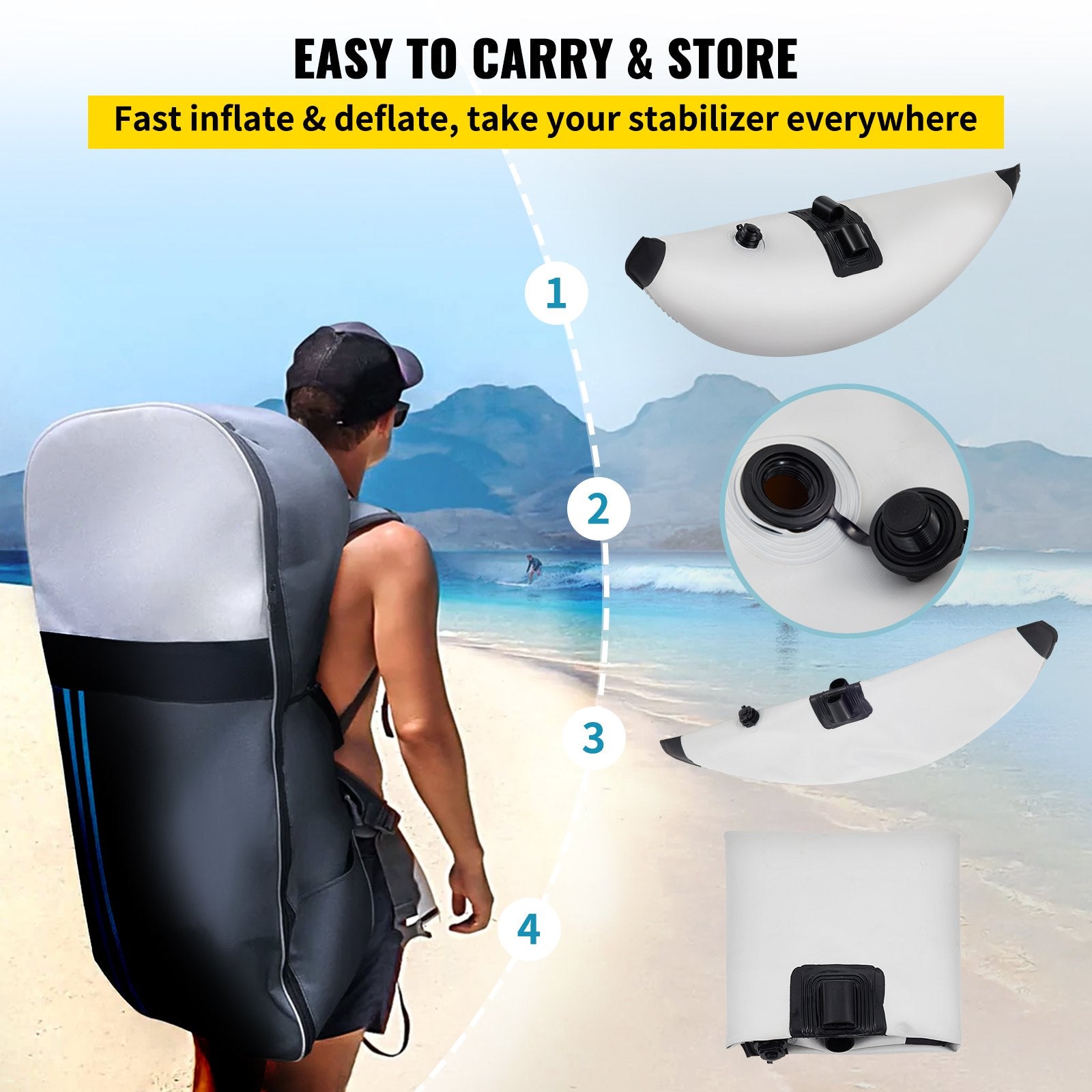 Kayak Stabilizer Float Set