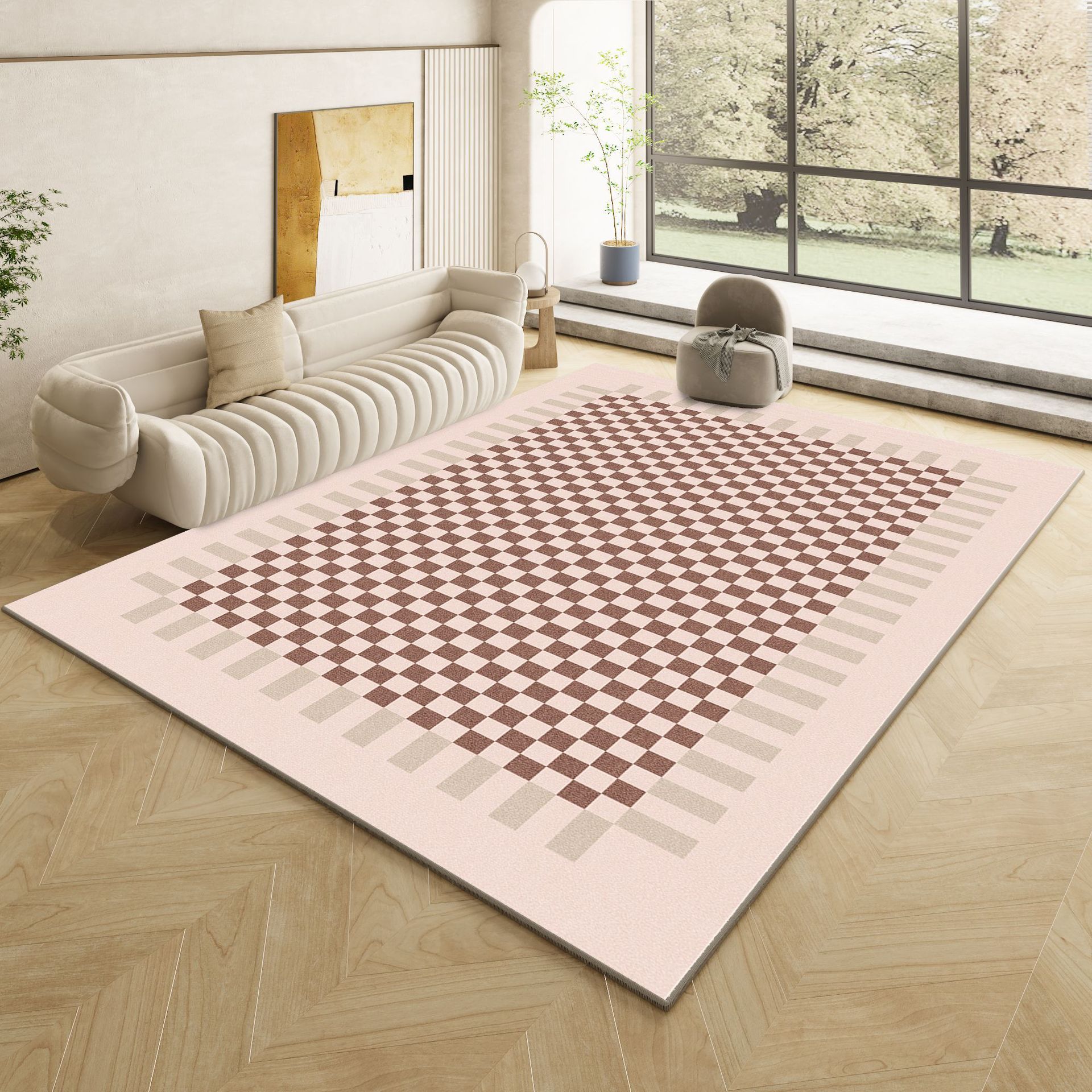 Retro Living Room Rug