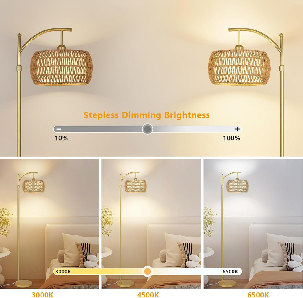 Modern LED Floor Lamp with Remote Control