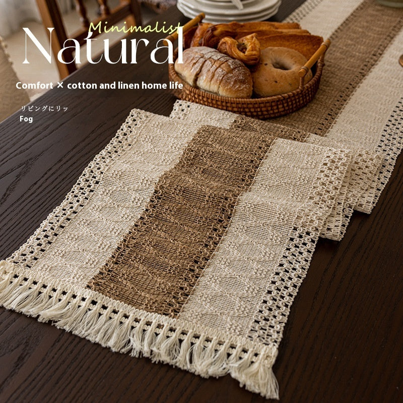Woven Linen Table Runner
