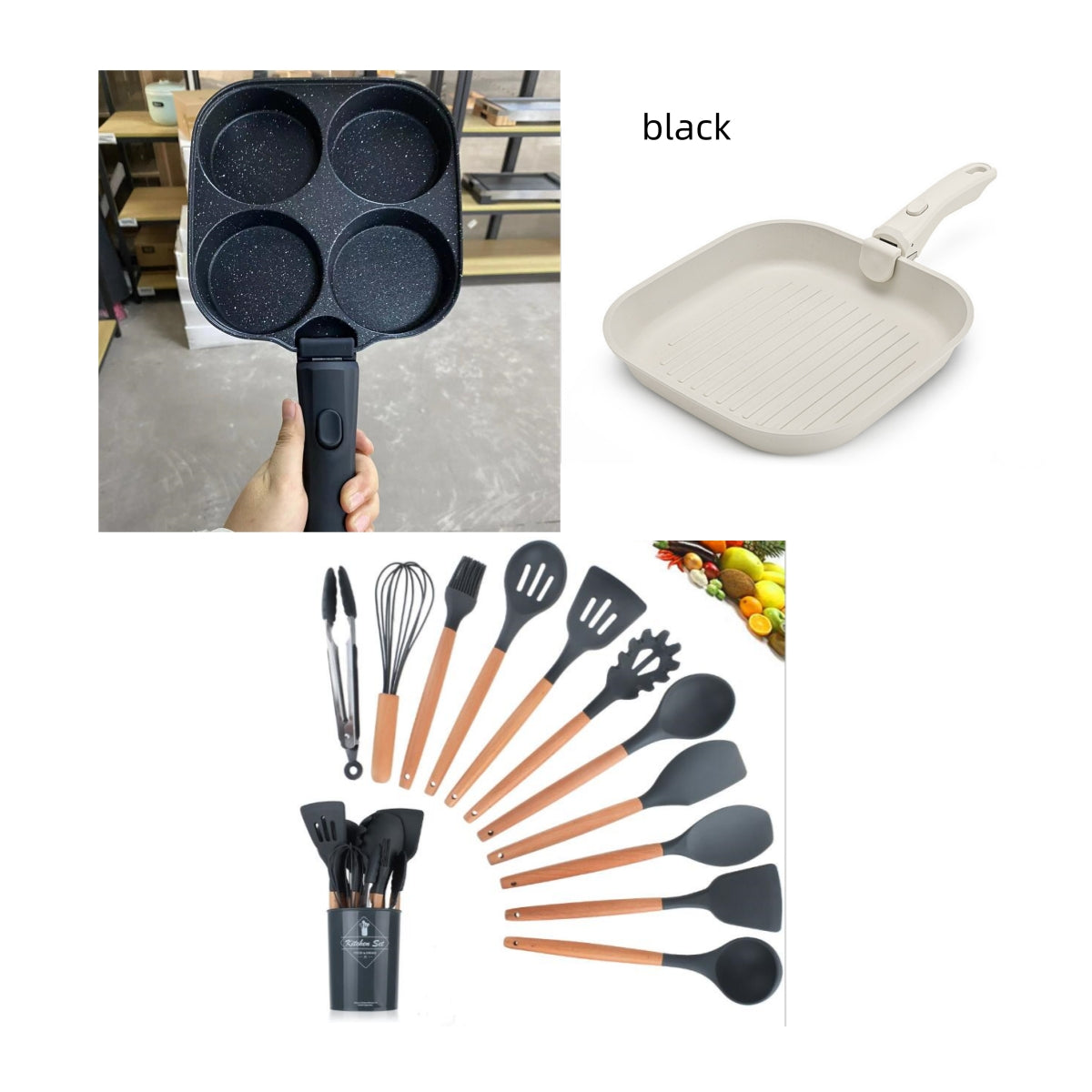 Silicone Kitchen Utensil Set