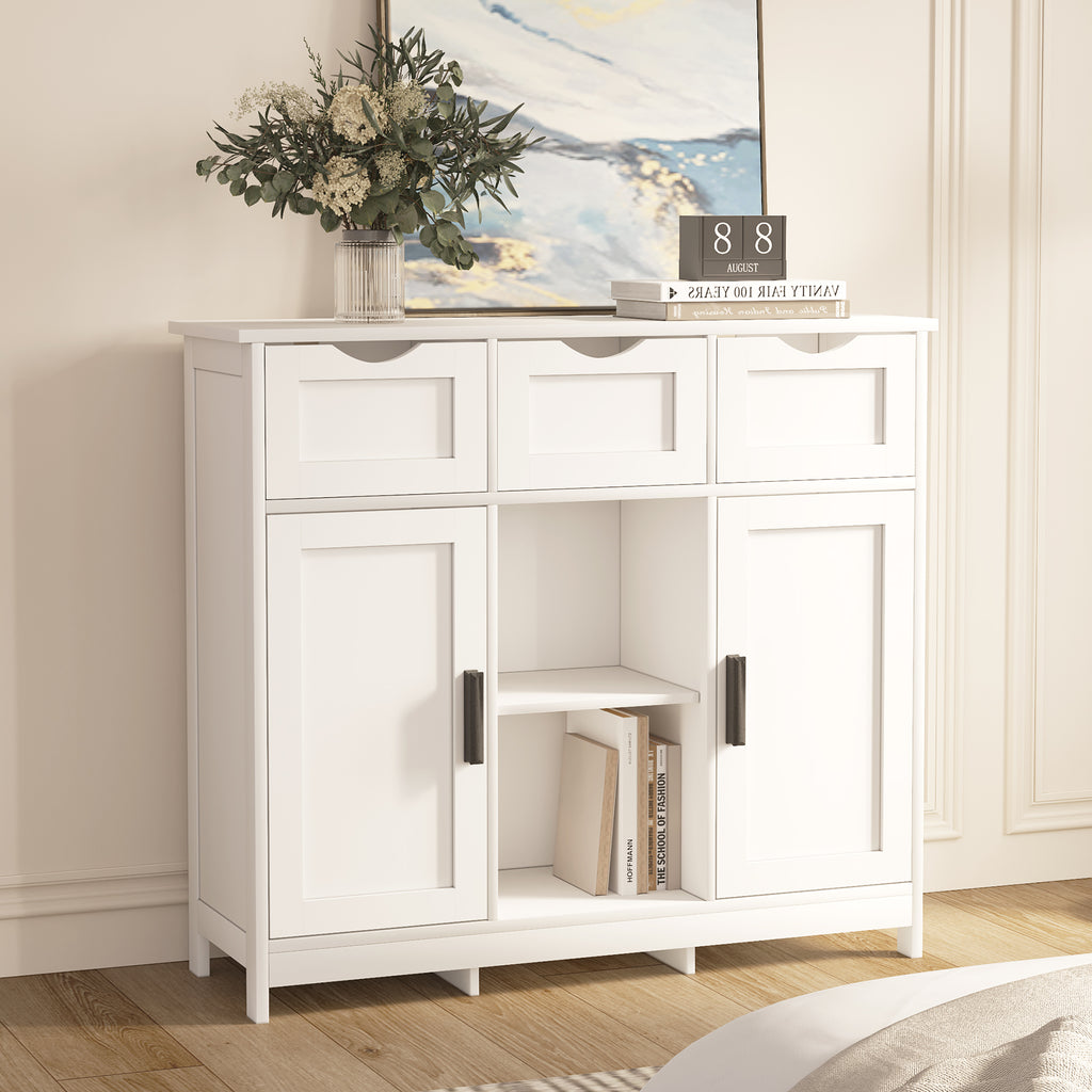 Modern Storage Cabinet with Drawers