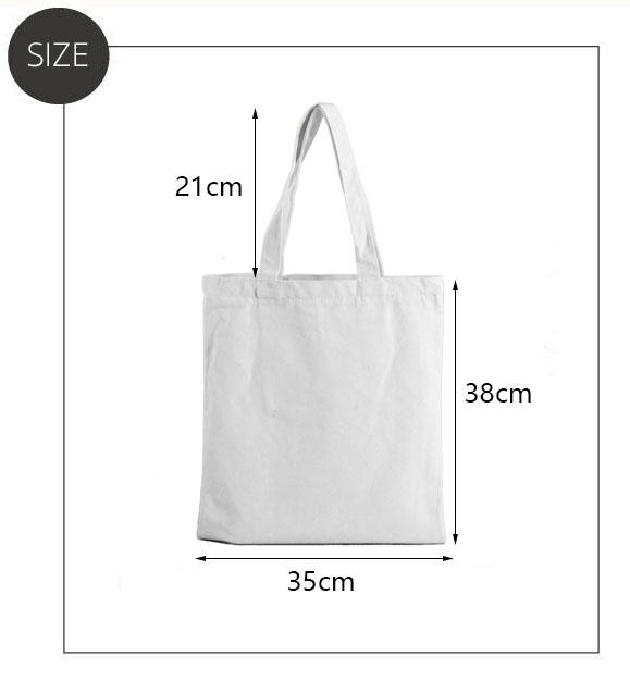 Canvas Shopping Tote Bag