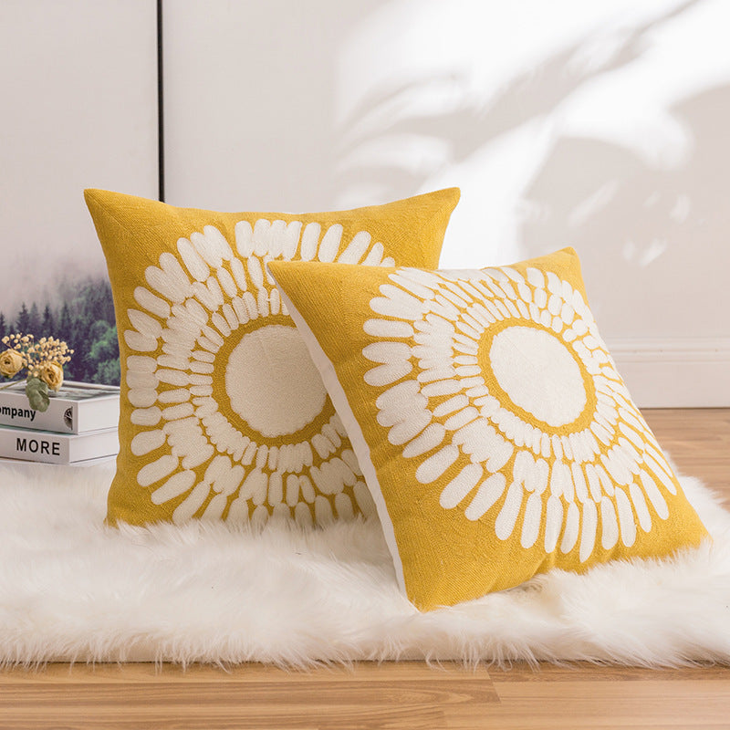 Yellow Throw Pillow Cover