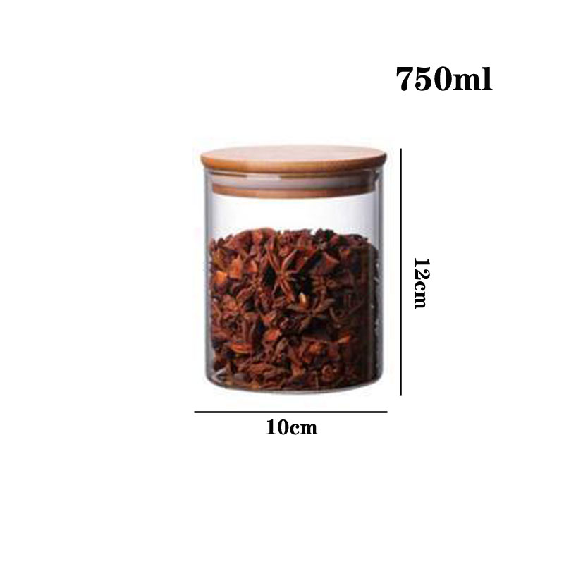 Glass Storage Jar Set