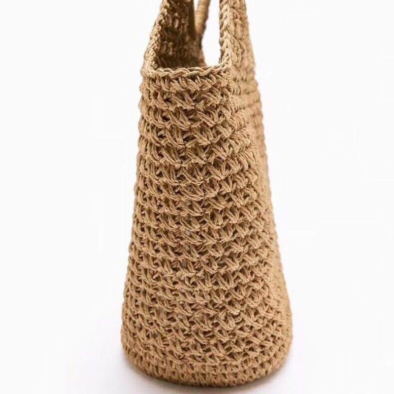 Handwoven Straw Tote Bag