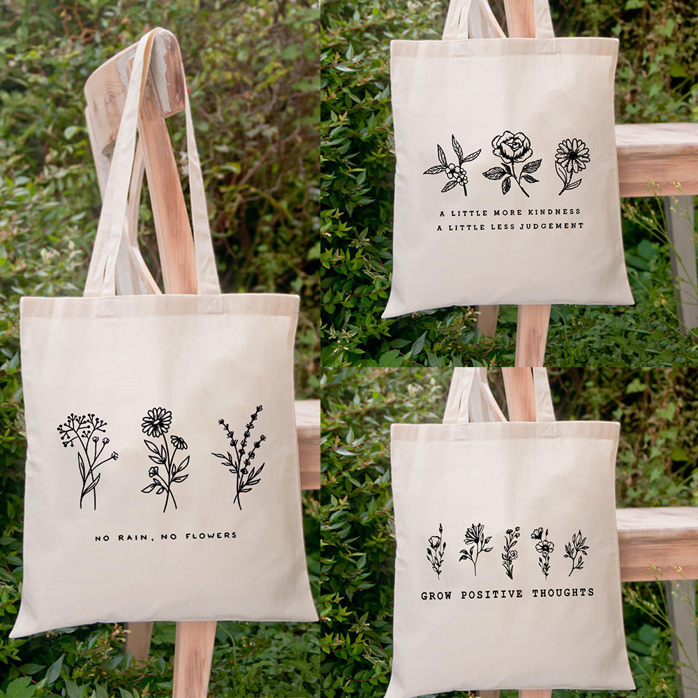 Canvas Shopping Tote Bag