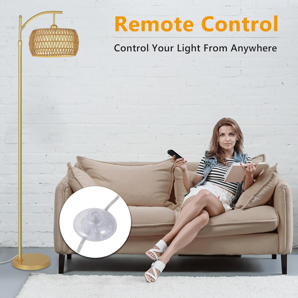 Modern LED Floor Lamp with Remote Control