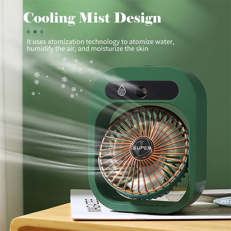 Portable Mist Cooling Fan