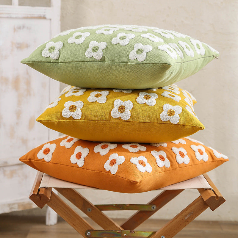 Embroidery Decorative Pillow Cover