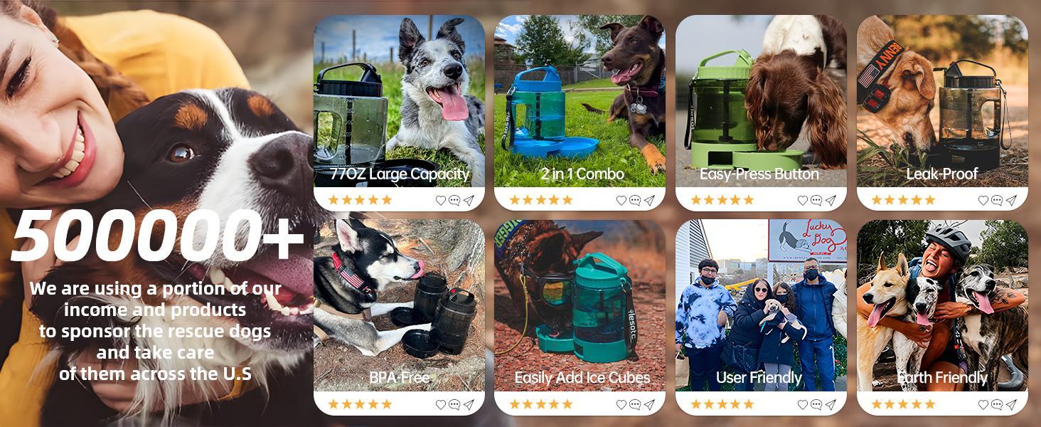 Portable Dog Travel Water Bowl
