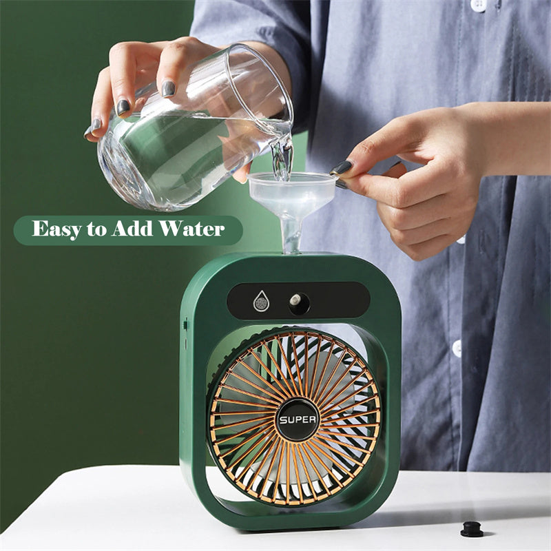 Portable Mist Cooling Fan