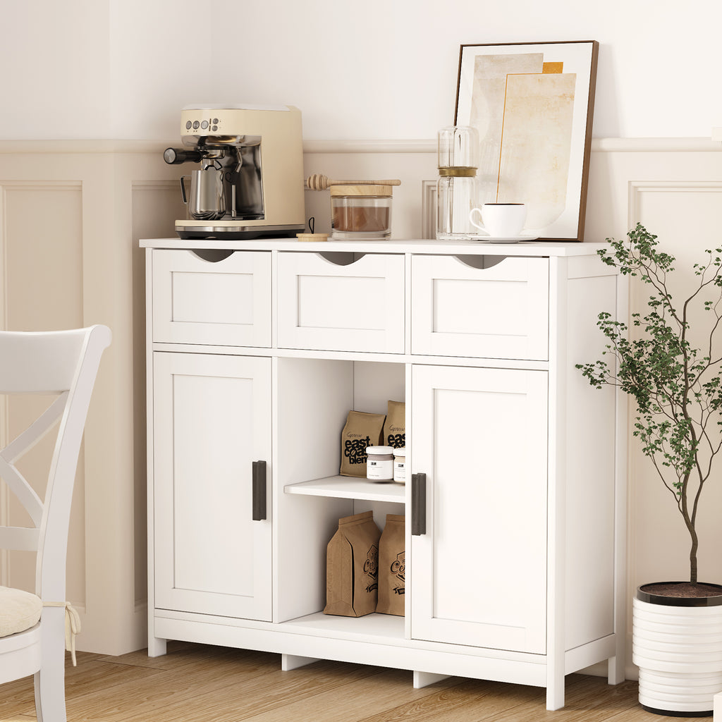 Modern Storage Cabinet with Drawers