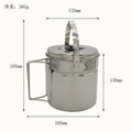 Portable Camping Cooking Pot Set