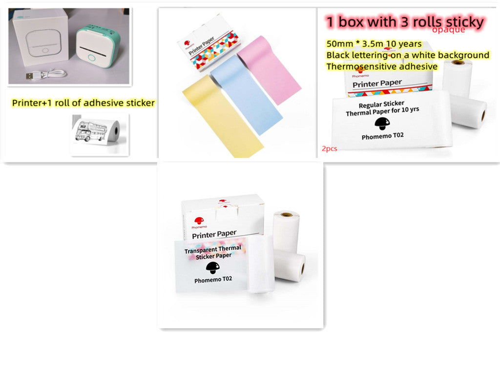 Mini Bluetooth Label Printer