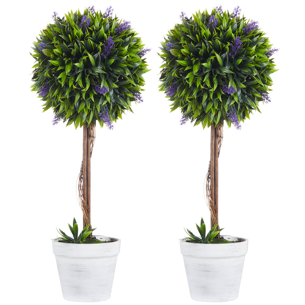 Artificial Topiary Tree Set