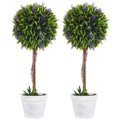 Artificial Topiary Tree Set