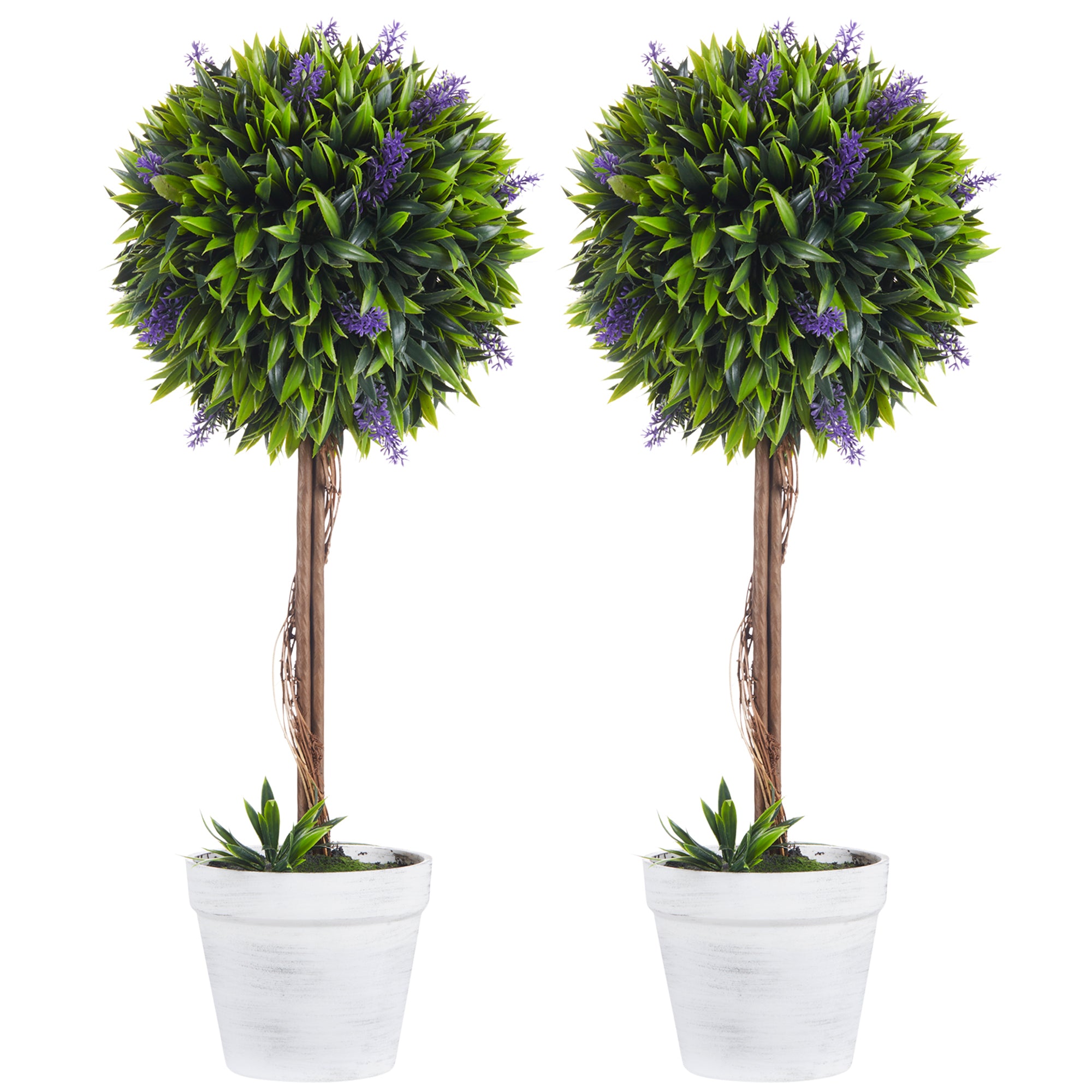 Artificial Topiary Tree Set